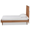 Baxton Studio Rin Mid-Century Modern Walnut Brown Finished Wood Twin Size Platform Bed WHI-Rin-Ash-Walnut-Twin
