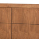 Baxton Studio Rin Mid-Century Modern Walnut Brown Finished Wood Twin Size Platform Bed WHI-Rin-Ash-Walnut-Twin