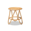 bali & pari Rinjani Modern Bohemian Natural Brown Rattan End Table WHI-Rinjani-Rattan-ET