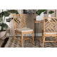 bali & pari Rio Modern Bohemian Natural Brown Rattan Dining Chair WHI-Rio-Rattan-DC