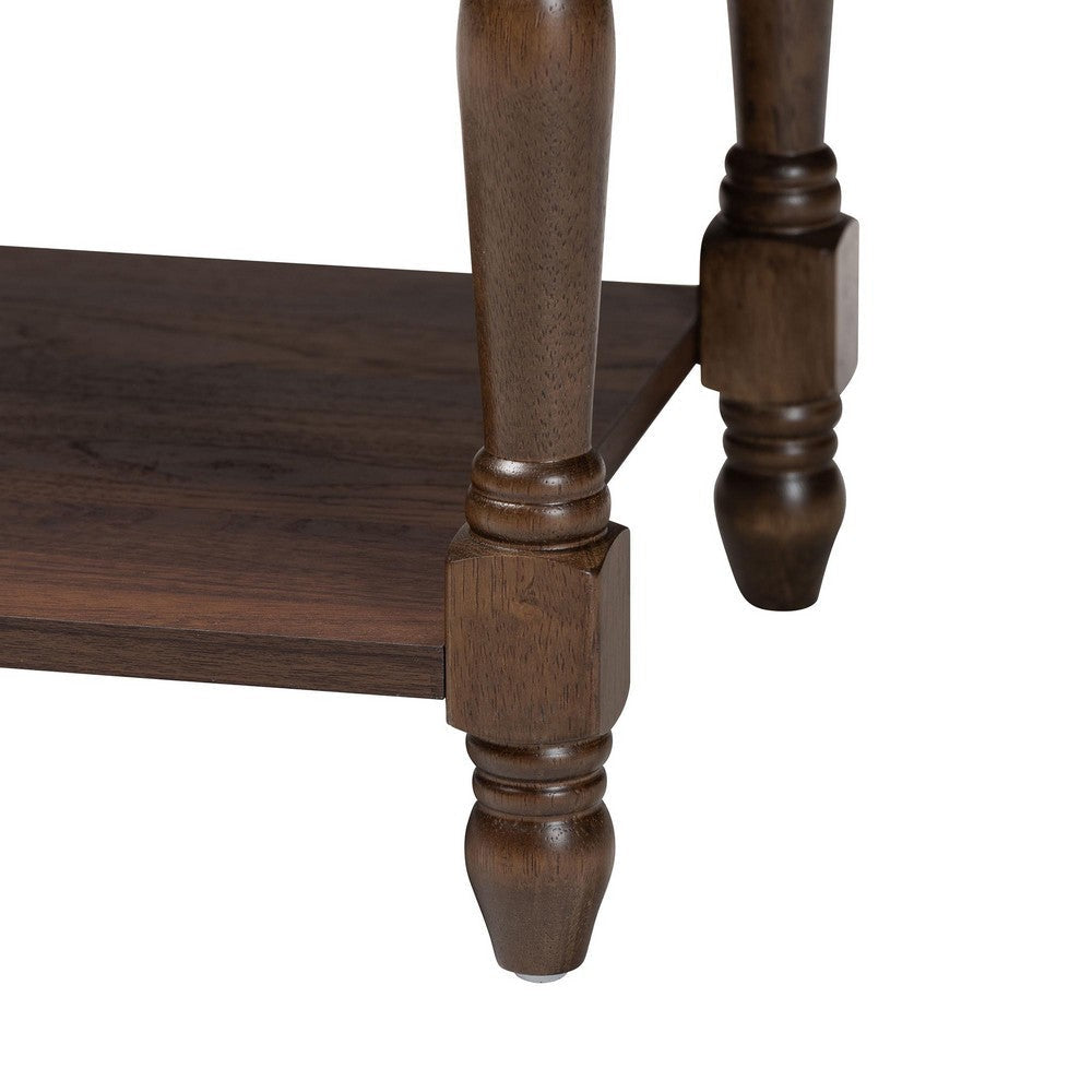 Baxton Studio Roden Transitional Dark Brown Nightstand with Rattan WHI-Roden-Brown-Nightstand