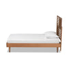 Baxton Studio Romy Modern and Contemporary Walnut Brown Finished Wood Twin Size Platform Bed WHI-Romy-Ash Walnut-Twin