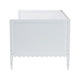 Baxton Studio Roni Modern White Wood Twin Daybed with Scalloped Edges WHI-Roni-White-Daybed-Twin