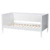 Baxton Studio Roni Modern White Wood Twin Daybed with Scalloped Edges WHI-Roni-White-Daybed-Twin