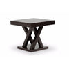 Baxton Studio Everdon Dark Brown Modern End Table