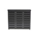 Baxton Studio Adalwin Modern and Contemporary Dark Gray 3-Door Wooden Entryway Shoe Storage Cabinet