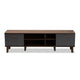 Baxton Studio Moina Mid-Century Modern Two-Tone Walnut Brown and Grey Finished Wood TV Stand WHI-SE-TV90810WI-Columbia-Dark-Grey-TV-Stand