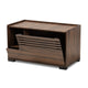 Baxton Studio Claire Modern and Contemporary Walnut Brown Finished Cat Litter Box Cover House WHI-SECHC150080WI-Columbia-Cat-House