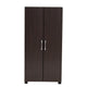 Baxton Studio Marine Modern and Contemporary Two-Tone Wenge and Black Finished 2-Door Wood Entryway Shoe Storage Cabinet