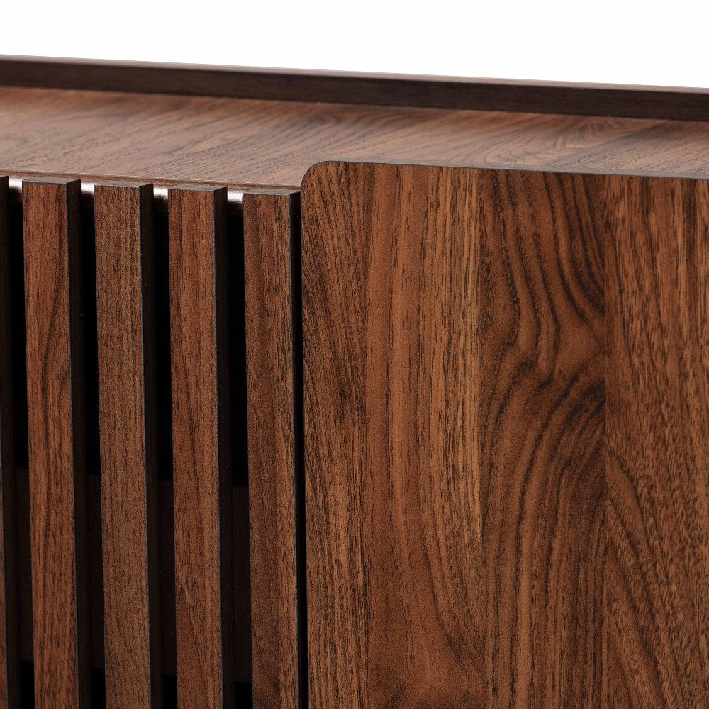 Baxton Studio Paricia Mid-Century Modern Walnut Brown Finished Wood Shoe Cabinet WHI-SESC70340WI-CLB-Shoe-Cabinet