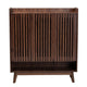 Baxton Studio Delaire Mid-Century Modern Walnut Brown Finished Wood Shoe Cabinet WHI-SESC70350WI-CLB-Shoe-Cabinet