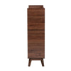 Baxton Studio Delaire Mid-Century Modern Walnut Brown Finished Wood Shoe Cabinet WHI-SESC70350WI-CLB-Shoe-Cabinet
