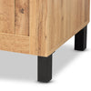 Baxton Studio Excel Modern and Contemporary Oak Brown Finished Wood 2-Door Storage Cabinet WHI-SR-890005-H-Wotan-Oak