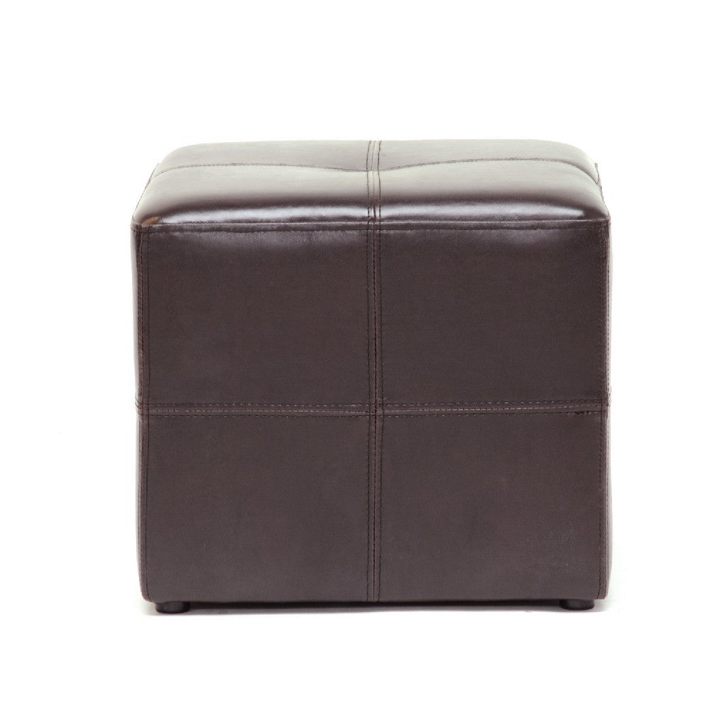 Baxton Studio Nox Dark Brown Ottoman WHI-ST-19-Dark-Brown