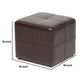 Baxton Studio Nox Dark Brown Ottoman WHI-ST-19-Dark-Brown
