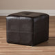 Baxton Studio Nox Dark Brown Ottoman WHI-ST-19-Dark-Brown