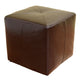 Baxton Studio Aric Bonded Leather Ottoman WHI-ST-20-brown-ottoman