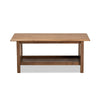 Baxton Studio Rylie Traditional Transitional Mission Style Walnut Brown Finished Rectangular Wood Coffee Table WHI-SW135-Walnut-M17-CT