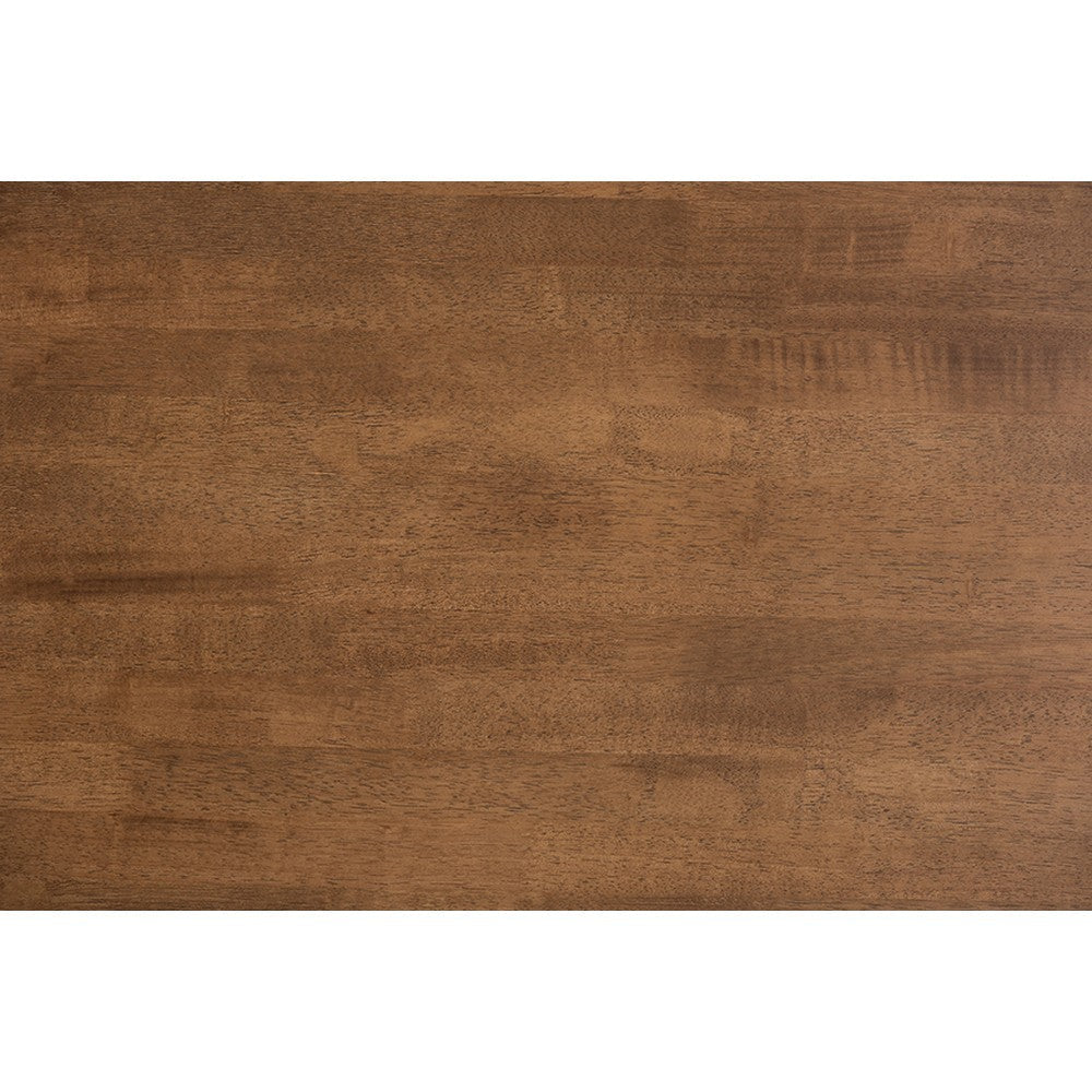 Baxton Studio Rylie Traditional Transitional Mission Style Walnut Brown Finished Rectangular Wood Coffee Table WHI-SW135-Walnut-M17-CT