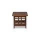 Baxton Studio Larissa Modern Classic Mission Style Cherry Finished Brown Wood Living Room Occasional Coffee Table WHI-SW5218-Cherry-TS2-CT