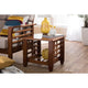 Baxton Studio Larissa Modern Classic Mission Style Cherry Finished Brown Wood Living Room Occasional End Table