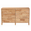 Baxton Studio Hosea Japandi Carved Honeycomb Natural 6-Drawer Dresser WHI-SW8000-61D6D-6DW-Natural-Dresser