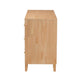 Baxton Studio Hosea Japandi Carved Honeycomb Natural 6-Drawer Dresser WHI-SW8000-61D6D-6DW-Natural-Dresser