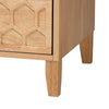 Baxton Studio Hosea Japandi Carved Honeycomb Natural 6-Drawer Dresser WHI-SW8000-61D6D-6DW-Natural-Dresser