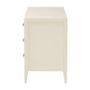 Baxton Studio Primrose Mid-Century Ivory Fluted Wood 6-Drawer Dresser WHI-SW8000-66D6D-6DW-Ivory-Dresser
