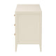 Baxton Studio Primrose Mid-Century Ivory Fluted Wood 6-Drawer Dresser WHI-SW8000-66D6D-6DW-Ivory-Dresser