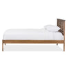 Baxton Studio Trina Contemporary Tree Branch Inspired Walnut Wood Queen Size Platform Bed WHI-SW8019-Walnut-M17-Queen