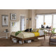 Baxton Studio Bentley Mid-Century Modern Walnut Finishing Solid Wood Queen Size Bed Frame