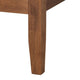 Baxton Studio Salvatore Mid-Century Modern Walnut Brown Finished Wood King Size Platform Bed WHI-SW8521-Walnut-King