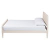 Baxton Studio Braith Farmhouse Ivory Spindle Wood Queen Size Platform Bed WHI-SW8620-Ivory-Queen