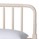 Baxton Studio Braith Farmhouse Ivory Spindle Wood Queen Size Platform Bed WHI-SW8620-Ivory-Queen
