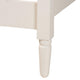Baxton Studio Braith Farmhouse Ivory Spindle Wood Queen Size Platform Bed WHI-SW8620-Ivory-Queen