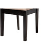 Baxton Studio Sanne Modern Beige Fabric and Espresso Brown Finished Wood 5-Piece Dining Set WHI-Sanne-Sand-Dark-Brown-5PC-Dining-Set
