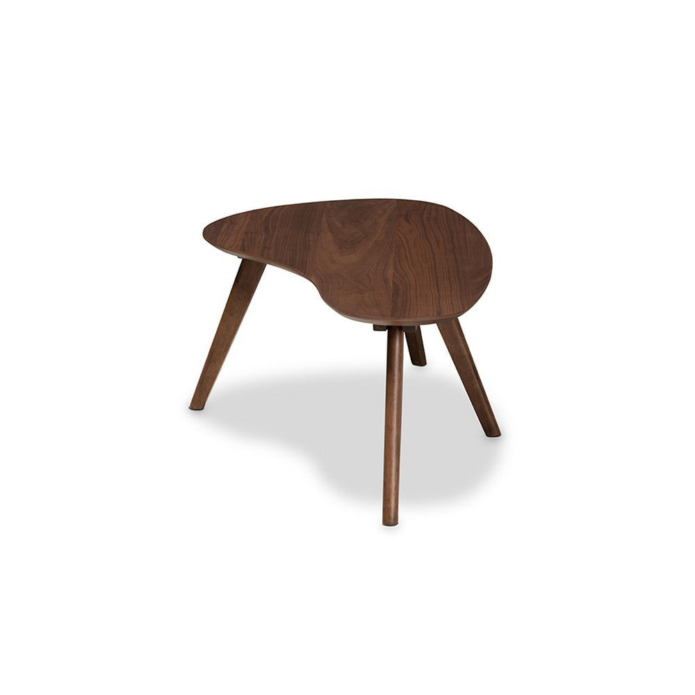 Baxton Studio Scarlette Mid-Century Modern Walnut Finished Coffee Table WHI-Scarlette-Walnut-CT
