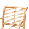 bali & pari Seminyak Modern Bohemian Natural Rattan Lounge Chair WHI-Seminyak-Rattan-Lounge-Chair