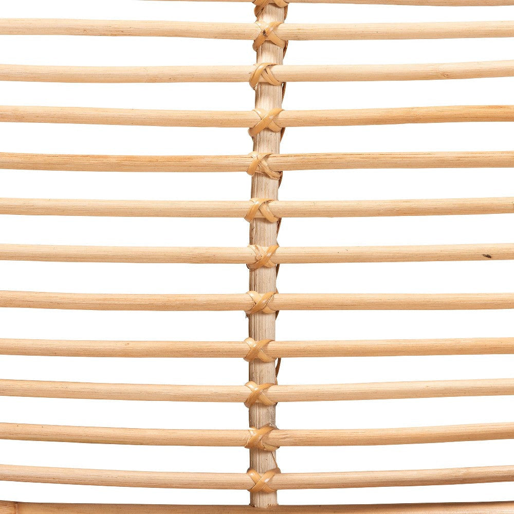 bali & pari Seminyak Modern Bohemian Natural Rattan Lounge Chair WHI-Seminyak-Rattan-Lounge-Chair