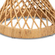 bali & pari Seville Modern and Contemporary Natural Finished Rattan End Table WHI-Seville-Natural-ET