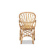 bali & pari Sheraton Modern and Contemporary Natural Finished Rattan Dining Chair WHI-Sheraton-Natural-DC
