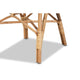 bali & pari Sheraton Modern and Contemporary Natural Finished Rattan Dining Chair WHI-Sheraton-Natural-DC