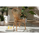 bali & pari Sheraton Modern and Contemporary Natural Finished Rattan Dining Chair