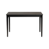 Baxton Studio Sherwin Mid-Century Modern Black Finished Wood Dining Table