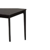 Baxton Studio Sherwin Mid-Century Modern Black Finished Wood Dining Table