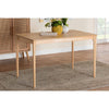 Baxton Studio Sherwin Mid-Century Modern Natural Oak Finished Wood Dining Table