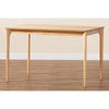 Baxton Studio Sherwin Mid-Century Modern Natural Oak Finished Wood Dining Table