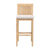 bali & pari Sofia Bohemian Natural Rattan Bar Stool WHI-Sofia-Natural-BS