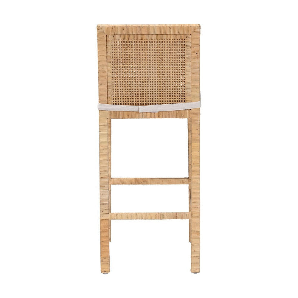 bali & pari Sofia Bohemian Natural Rattan Bar Stool WHI-Sofia-Natural-BS